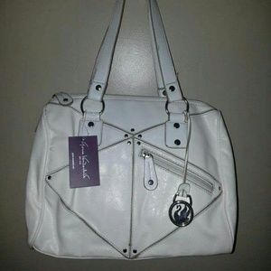 Gloria Vanderbilt white satchel - NWT